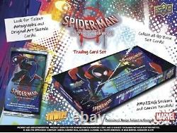 2022 Upper Deck Marvel Spider-Man Into The Spider-Verse Factory Sealed Hobby Box