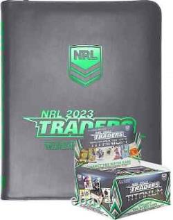 2023 NRL Traders Rugby Trading Cards Factory Sealed Titanium Hobby Box & Album