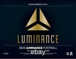 2023 Panini Luminance Football Factory Sealed Hobby Box 4 Hits Per Box 3 AUTOS