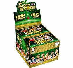 3 x 2021 AFL SELECT FOOTY STARS TRADING CARDS FACTORY SEALED HOBBY BOX IN STOCK