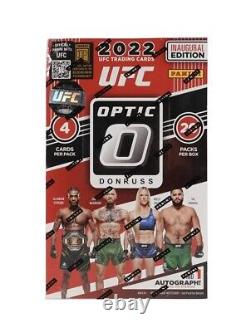 6 x 2022 Panini Donruss Optic UFC Factory Sealed 20 Pack Hobby Boxes