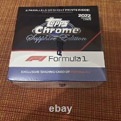 Box Topps Chrome Formula 1 Sapphire Edition Hobby Box 2022 Trading Cards Sealed