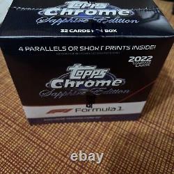Box Topps Chrome Formula 1 Sapphire Edition Hobby Box 2022 Trading Cards Sealed