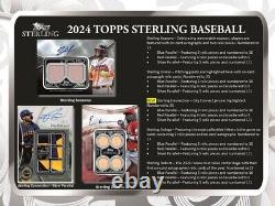 Full Sealed Case 2024 TOPPS STERLING BASEBALL HOBBY 4 BOX