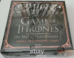Game of Thrones Iron Anniversary Series 2 Factory Sealed Hobby Case (10 Boxes)