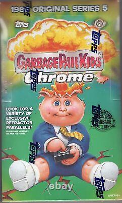 Garbage Pail Kids Chrome Series 5 Factory Sealed Hobby Box 24 Packs