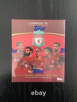 Liverpool Team Set 22/23 Topps Hobby Box Sealed 1 Autograph / Relic Guaranteed