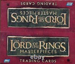 Lord Of The Rings Masterpieces Series 1 Factory Sealed Hobby Box 36 Packs