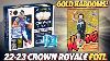 New Gold Kabooms 2022 23 Panini Crown Royale Basketball Fotl Hobby Box Review