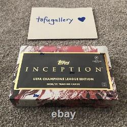 SEALED Topps Inception UEFA Champions League Edition 2020/21 Hobby cards + Extra