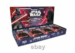 (Sealed) 2021 Topps Star Wars Masterwork Hobby Hobby Box 4 Packs