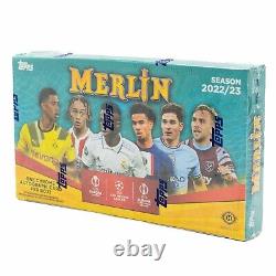 Sealed 22-23 Topps Merlin Chrome Hobby UEFA Club Competitions Soccer Box UCC NEW
