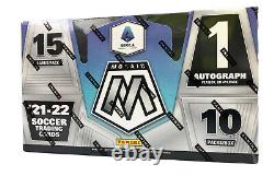Soccer 2021/22 Mosaic Serie A Trading Cards Hobby Box (10 Packs) Sealed