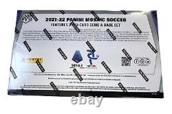 Soccer 2021/22 Mosaic Serie A Trading Cards Hobby Box (10 Packs) Sealed