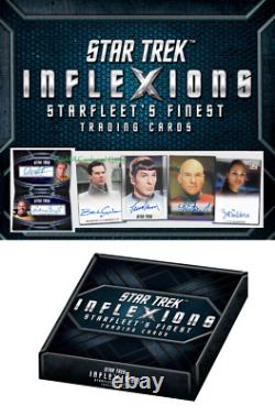 Star Trek Inflexions Starfleet's Finest Factory Sealed Hobby Box 3 Autographs