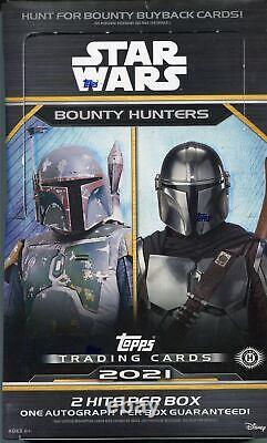 Star Wars 2022 Bounty Hunters Factory Sealed Hobby Box 24 Packs