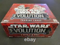 Star Wars Evolution Factory Sealed HOBBY Trading Card Box Topps 2016