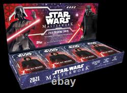 Star Wars Masterwork 2021 Sealed Hobby Box