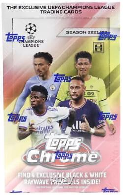 TOPPS 2022 UEFA Champions League Chrome Hobby Lite Booster Box Factory Sealed