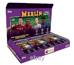 Toppe Merlin Chrome UEFA Champions League 2021/2022 Sealed Hobby Box