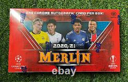 Topps 2020/21 Merlin UEFA Champions League Soccer Hobby Box Factory Sealed