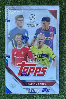 Topps 2021/22 UEFA Champions League Soccer Flagship Hobby Box Factory Sealed