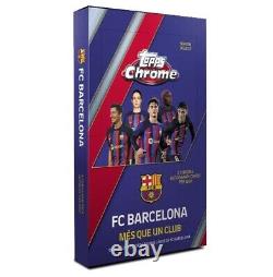 Topps 2023 Chrome FC Barcelona Hobby Box Sealed Messi Bonmati