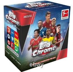 Topps Bundesliga Chrome Sapphire Edition 2021/22 Hobby Box Sealed New & Original Packaging
