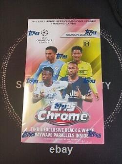 Topps CHROME 2021/22 UEFA Champions League UCL Sealed Hobby Lite Box #1