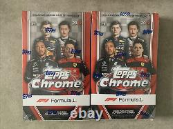 Topps Chrome Formula 1 F1 Hobby Box 2022 New Sealed 2 BOXES