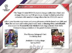 Topps Chrome UEFA Champions League Soccer Hobby Box 2021/22 Sealed