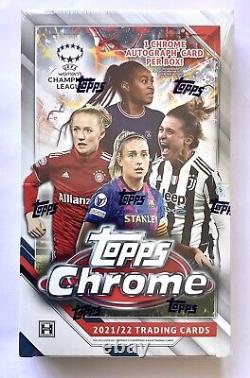 Topps Chrome Womens Champions League UCL 2021/22 Hobby Box Sealed