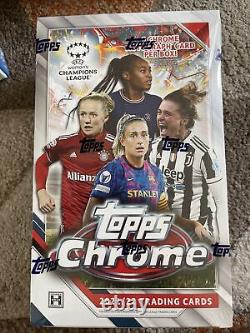 Topps Chrome Womens Champions League UCL 2021/22 Hobby Box Sealed Brand New