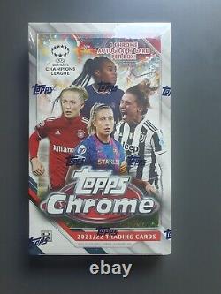 Topps Chrome Womens UEFA Champions League UCL 2021/22 Hobby Box Sealed 1st Year