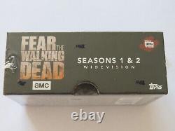 Topps Fear the Walking Dead Season 1 & 2 WIDEVISION Sealed Hobby Box- 2 Autos