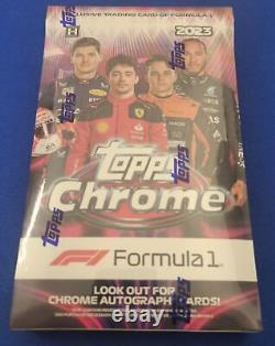 Topps Formula 1 Chrome 2023 Sealed Hobby Box