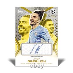 Topps Jack Grealish Platinum Curated Set UEFA Club Competitions Sealed Hobby Box