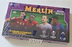 Topps MERLIN UEFA CLUB COMPETITION 2021/2022 sealed hobby box