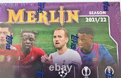 Topps MERLIN UEFA CLUB COMPETITION 2021/2022 sealed hobby box
