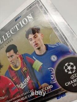 Topps Museum Collection UEFA CL 2020-21 Hobby Box Messi Haaland NEW SEALED