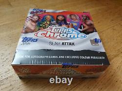 Topps WWE 2021 Chrome Slam Attax, Hobby Box / Display, Original Packaging, Sealed, New / New