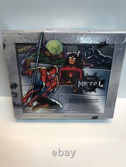 Upper Deck 2021 Marvel Metal Universe Spider-Man Trading Cards Hobby Box SEALED