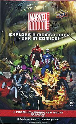 Upper Deck Marvel Annual 2020-21 Factory Sealed Trading Card Hobby Box