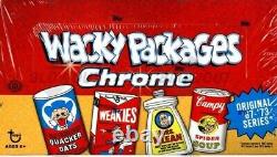 WACKY PACKAGES CHROME ORIGINAL 67-73 SERIES SEALED HOBBY BOX TOPPS 2014 WithHITS