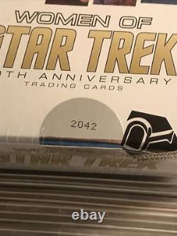 Women Of Star Trek Sealed Hobby Trading Card Box 3 Autographs 1 Costume Card New