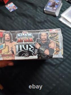 Wwe 2018 Slam Attax Live Sealed Box 120 packets 600 cards hobby box topps rookie